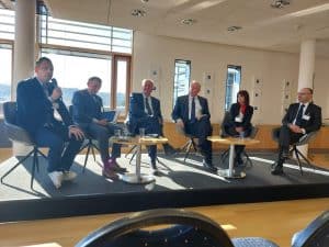 Diskussion im Panel rund um den digitalen Euro